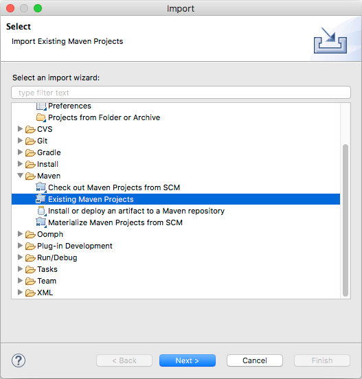 Import Maven